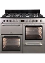 LEISURE CK100F232S 100CM Cookmaster Dual Fuel Range Cooker Silver