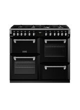 STOVES 444411440 Richmond Deluxe 100cm Dual Fuel Range Cooker Black NEW FOR 2023