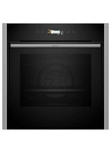 NEFF B54CR71N0B N70 Slide and Hide Built-In Electric Single Oven Stainless Steel