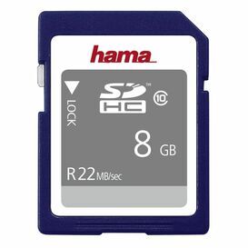 HAMA 8Gb SDHC SD Card Class 10 (150x / 22Mb/s)
