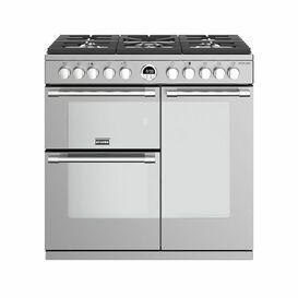 STOVES 444444482 Sterling S900DF 90cm Dual Fuel Range Cooker Stainless Steel