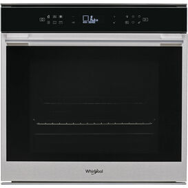WHIRLPOOL W7OM44S1P W Series Pyrolytic Built-In Single Oven Black Stainless Steel