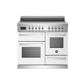 Bertazzoni Professional 100cm Range Cooker XG Oven Induction White PRO105I3EBIT