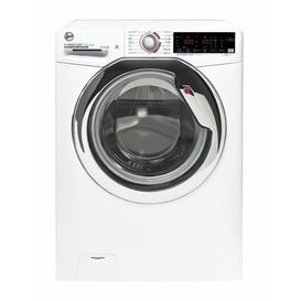 HOOVER H3DS696TAMCE-80 H-Wash 300 Plus 9+6Kg 1600 Spin Freestanding Washer Dryer White with Chrome Door