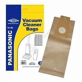 Vacuum Cleaner Bags For Panasonic MCE41 Upright (5 Pack)