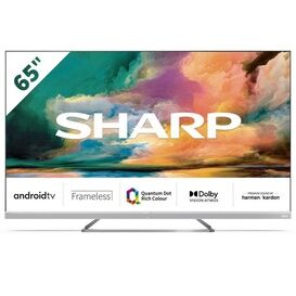 Sharp 4T-C65EQ4KM2AG 65" 4K UHD Frameless Quantum Dot Android TV