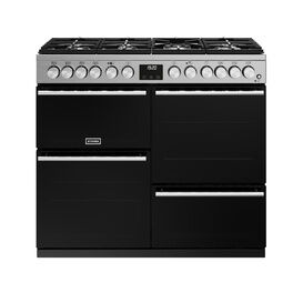 STOVES 444411493 100cm Dual Fuel Range Cooker Precision Deluxe D1000DF Stainless Steel