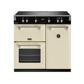 STOVES 444411439 Richmond Deluxe 90cm Electric Induction Range Cooker Classic Cream Touch Control NEW FOR 2023