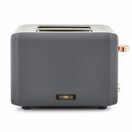 TOWER Cavaletto 850W 2 Slice Toaster Stainless Steel Grey with Rose Gold Controls additional 2