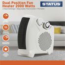 STATUS FH2P-2000W1P 2Kw Dual Position Letterbox Fan Heater additional 2