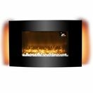 WARMLITE WL45038 Glasgow Curved Glass Wall Fire with LED additional 1