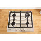 INDESIT THP641WIXI 60CM Gas Hob Cast Iron Supports Stainless Steel additional 3