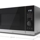 SHARP YC-PG254AU-S 25 Litre Grill Microwave Oven - Black/Silver additional 4