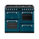 STOVES 444411545 Richmond Deluxe 100cm Dual Fuel Range Cooker Kingfisher Teal NEW FOR 2022 additional 1