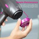 CARMEN C81072 Neon Hair Dryer Styling Set Graphite and Pink additional 7