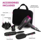 CARMEN C81072 Neon Hair Dryer Styling Set Graphite and Pink additional 6