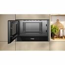 NEFF NL4WR21G1B N70 Built In Microwave Oven Graphite-Grey left hand hinge additional 3