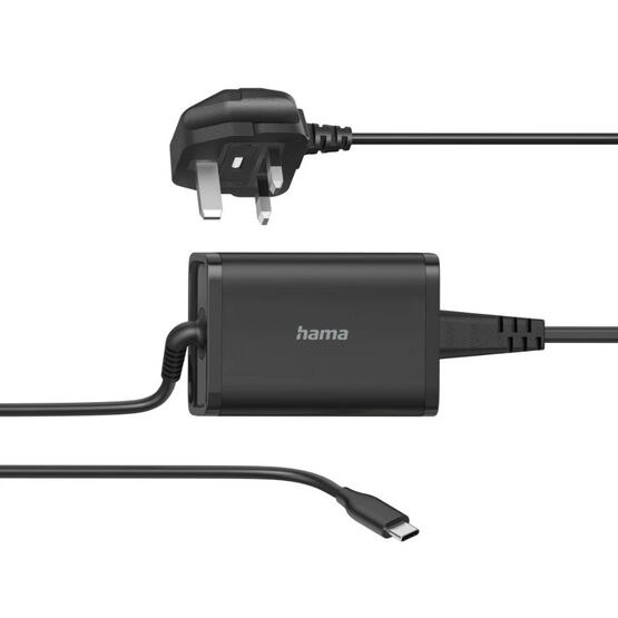 HAMA 73200006 5-20V/65W Universal USB-C Notebook Charger